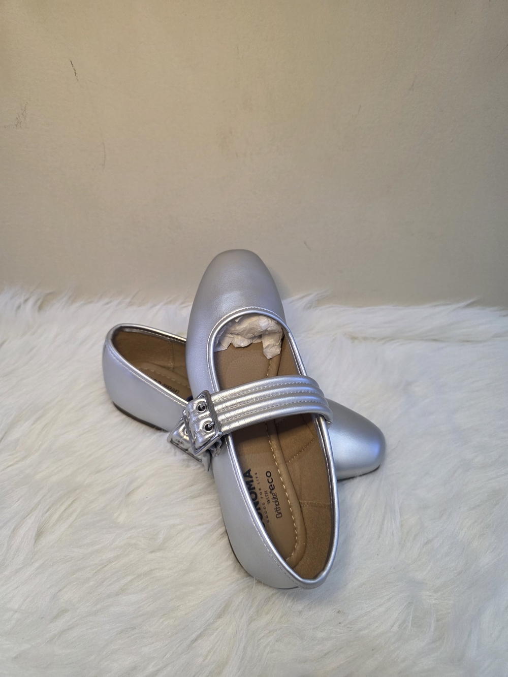 Sonoma Silver Mary Jane Flats with Decorative Strap